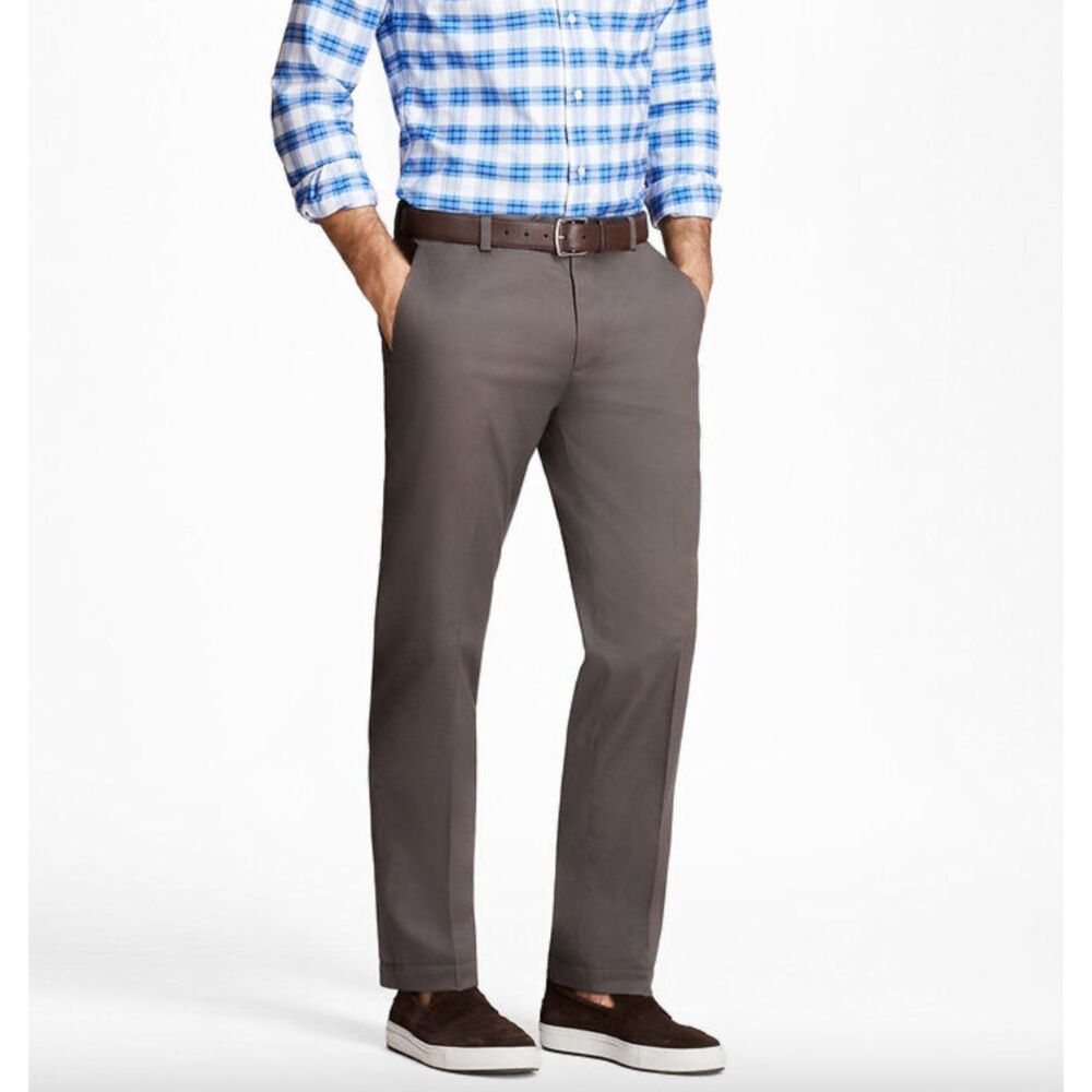 BROOKS‎ BROTHERS Lightweight Advantage Chino Grey 33/32